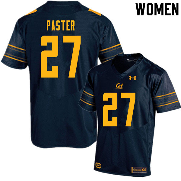 Women #27 Trey Paster Cal Bears College Football Jerseys Sale-Navy